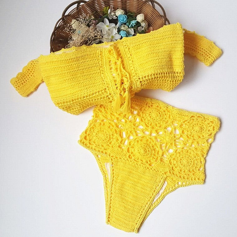 Crochet Two-Piece Swimsuit