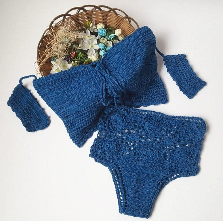 Crochet Two-Piece Swimsuit